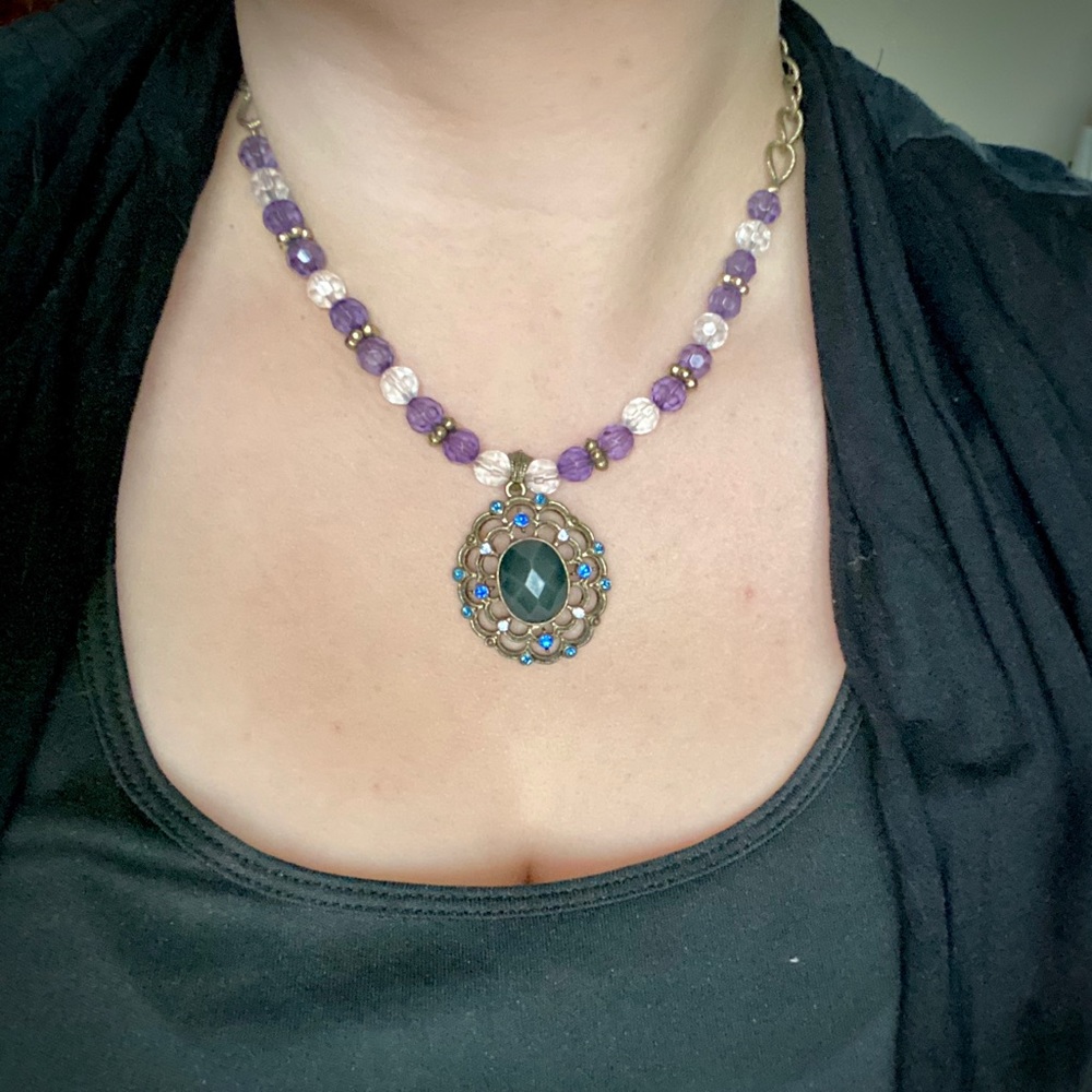 Blue necklace - Picture 4 of 4